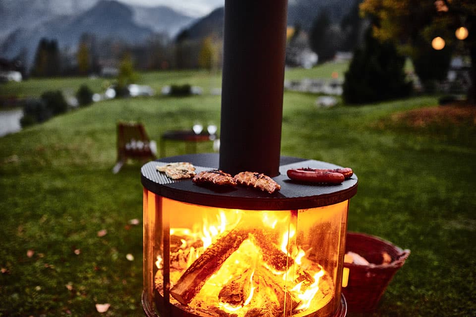 Kochen am offenen Feuer